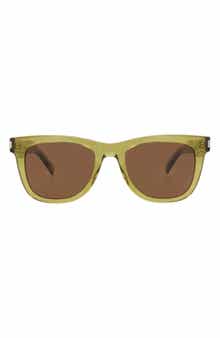 Gender Inclusive 52mm Square Sunglasses