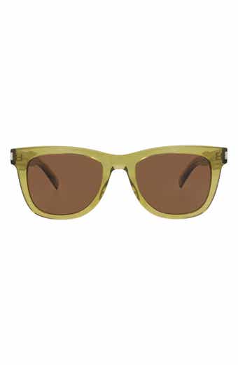 Gender Inclusive 52mm Square Sunglasses