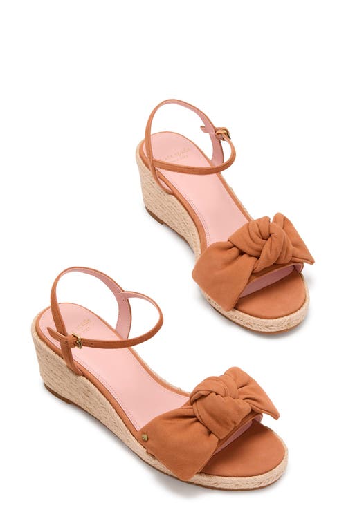 Shop Kate Spade New York Leandra Ankle Strap Wedge Sandal In Bungalow