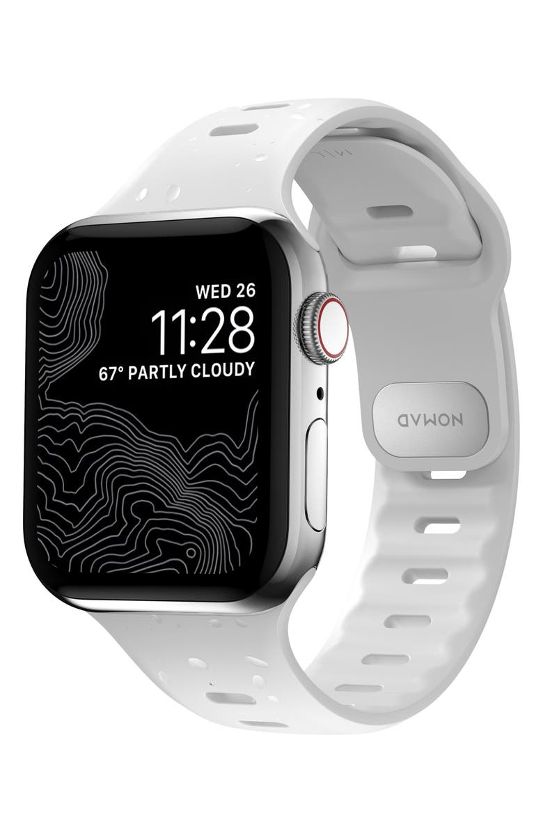 Nomad Sport Slim FKM Rubber 45mm Apple Watch<sup>®</sup> Watchband, Main, color,