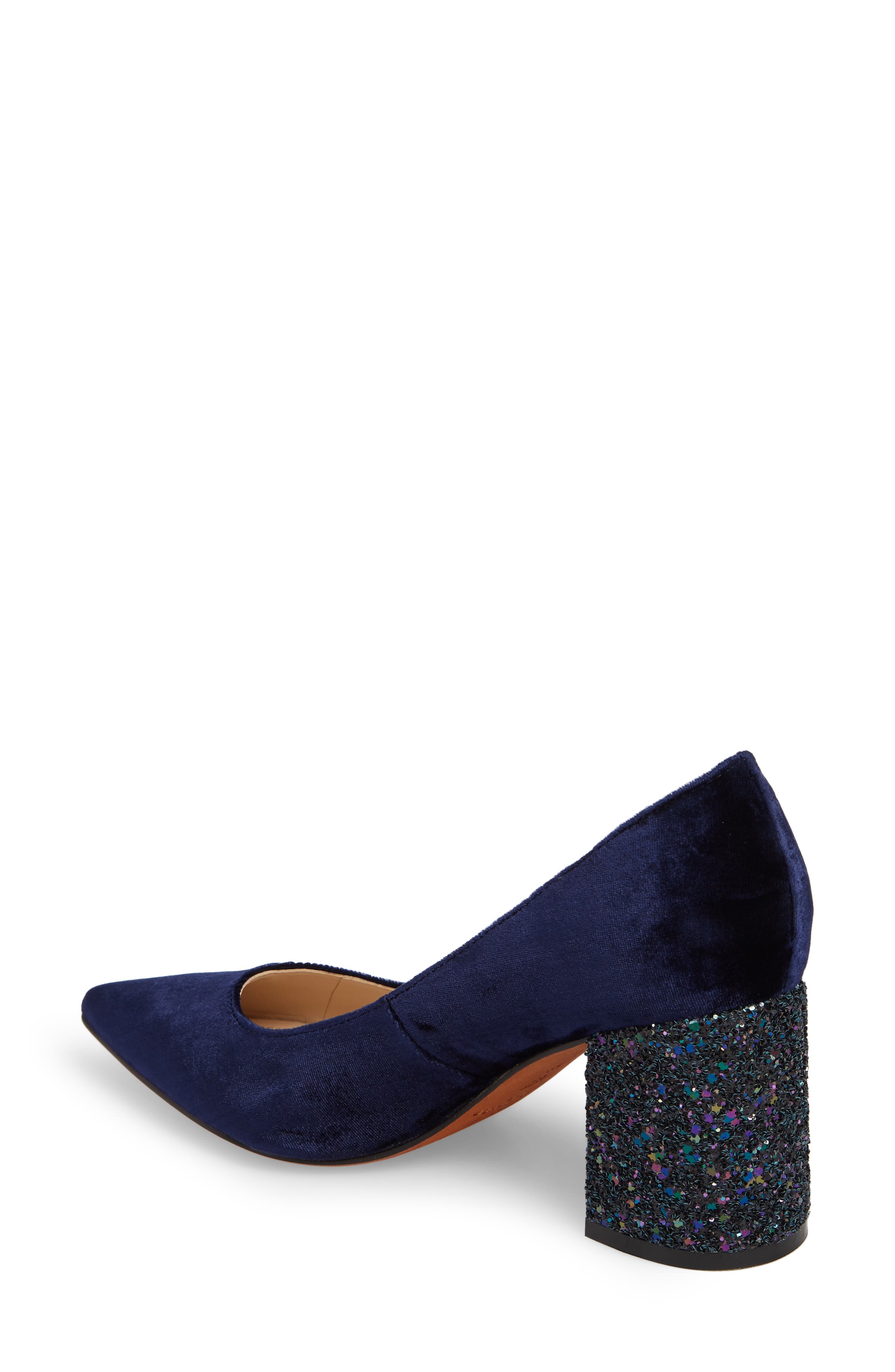 Zack Pump, Alternate, color, DARK BLUE VELVET