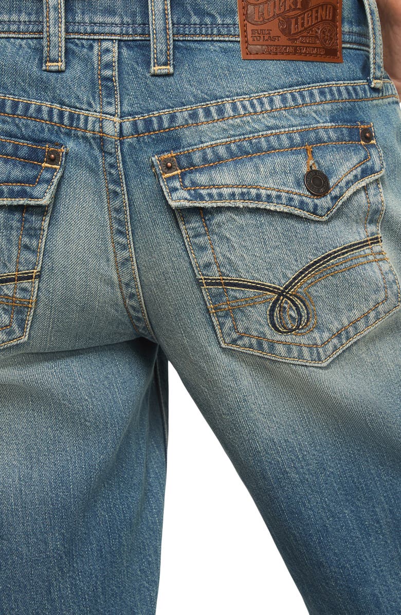 Lucky Brand Easy Rider Low Rise Straight Leg Jeans, Alternate, color, Warrant Wash