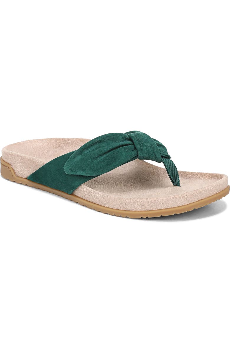 Vionic Eva Flip Flop, Main, color, Posy Green