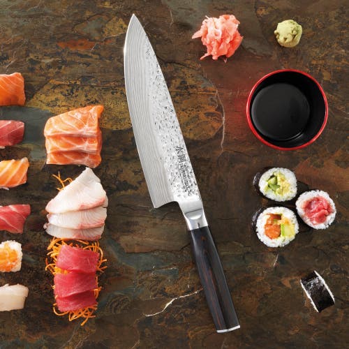 Cuisine::pro ® Damashiro® Emperor 6" Mini Chef's Knife In Black