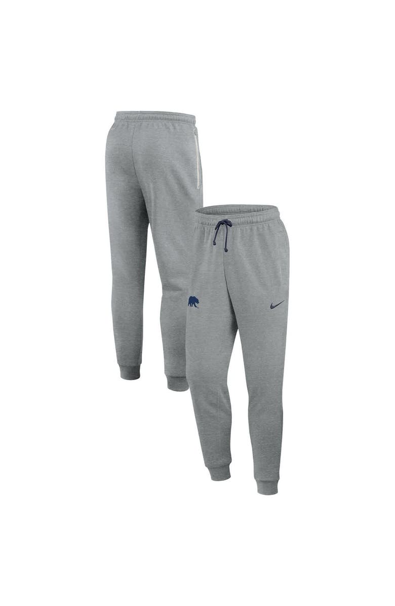 Nike Men's Nike Heather Gray Cal Bears Basketball Practice Dri-FIT Taper Sweatpants, Main, color, Heather Gray