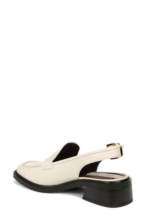 Franco Sarto Giada Slingback Loafer Pump In Vanilla