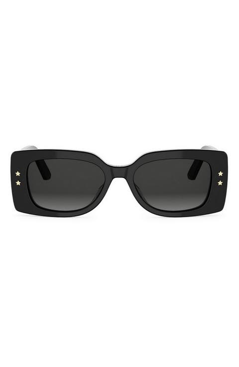 'DiorPacific S1U 53mm Rectangular Sunglasses
