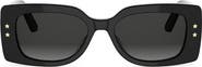 DIOR 'DiorPacific S1U 53mm Rectangular Sunglasses