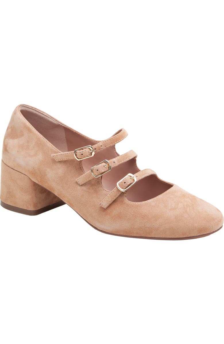 Linea Paolo Mariana Mary Jane Pump, Main, color, Toffee