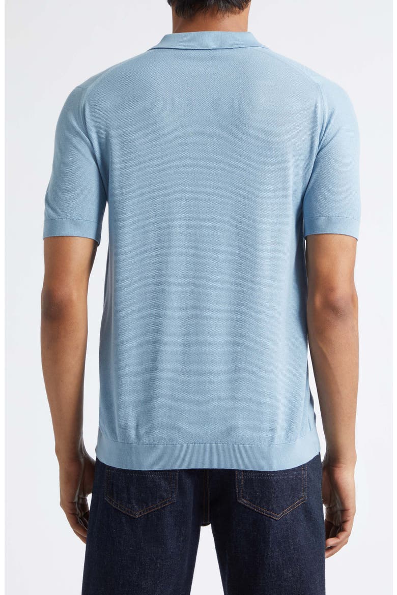 Roth Solid Sweater Polo, Alternate, color, COVE BLUE