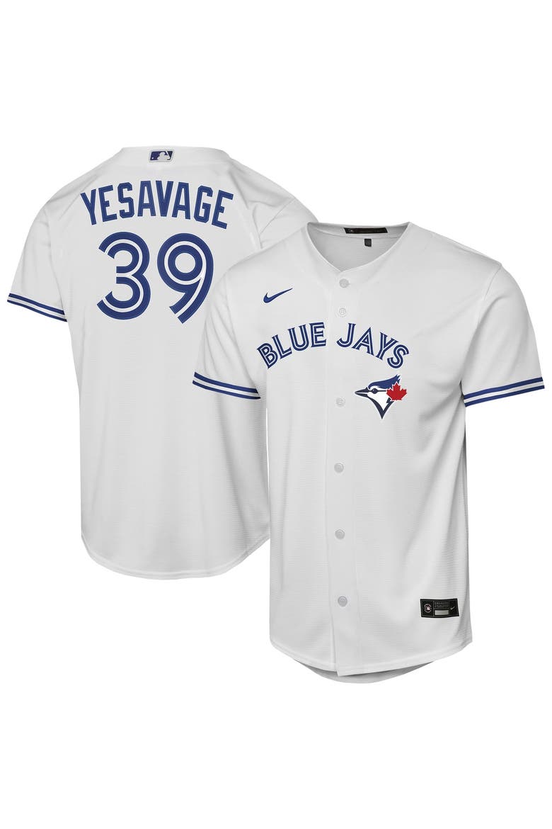 Youth Nike Trey Yesavage White Toronto Blue Jays Home Baseline Jersey, Main, color, White