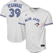 Nike Youth Nike Trey Yesavage White Toronto Blue Jays Home Baseline Jersey