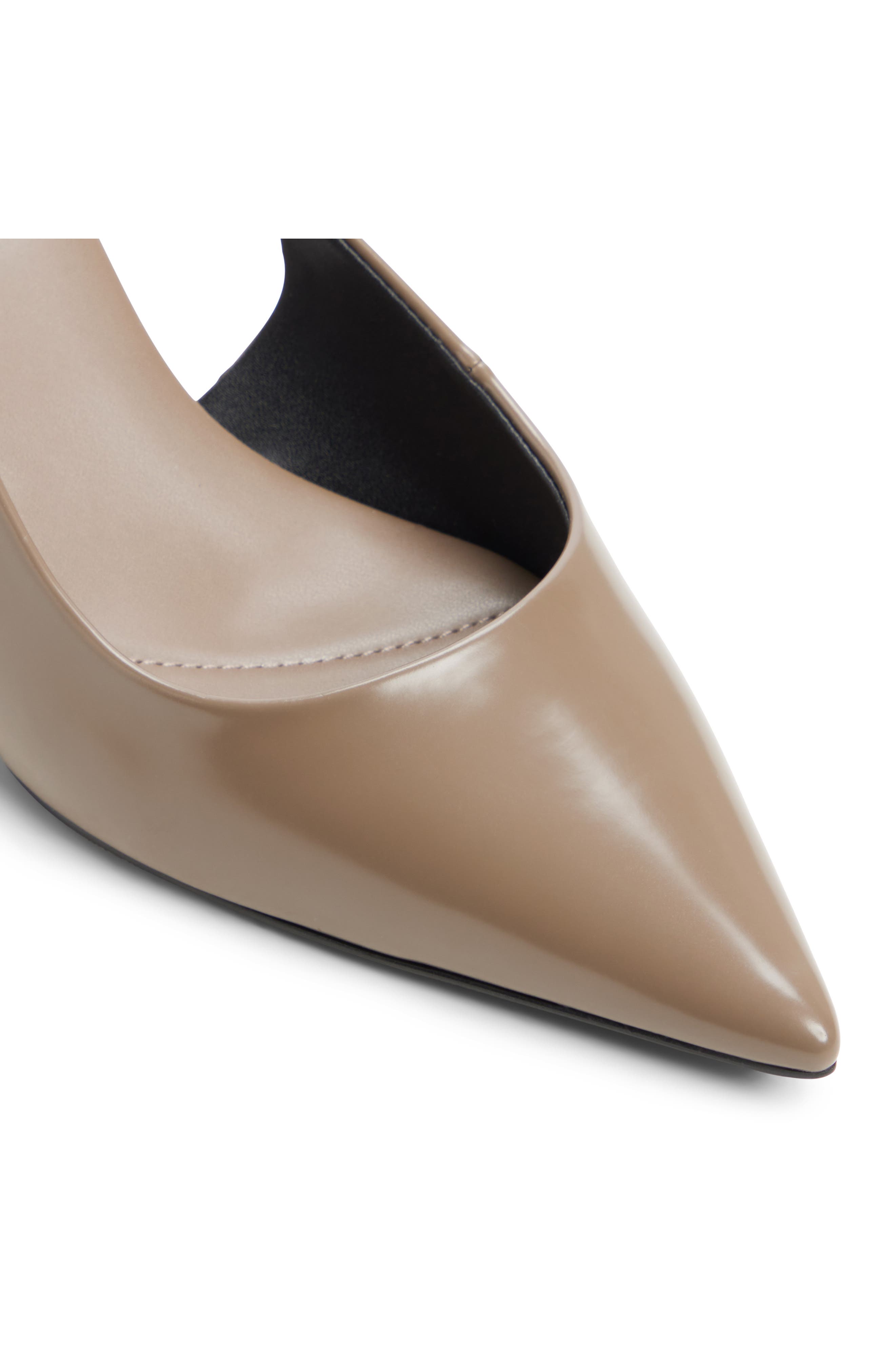 Sabbie Slingback Pointed Toe Pump, Alternate, color, KHAKI