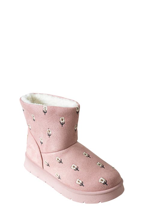 Kids' Embroidered Faux Suede Boot
