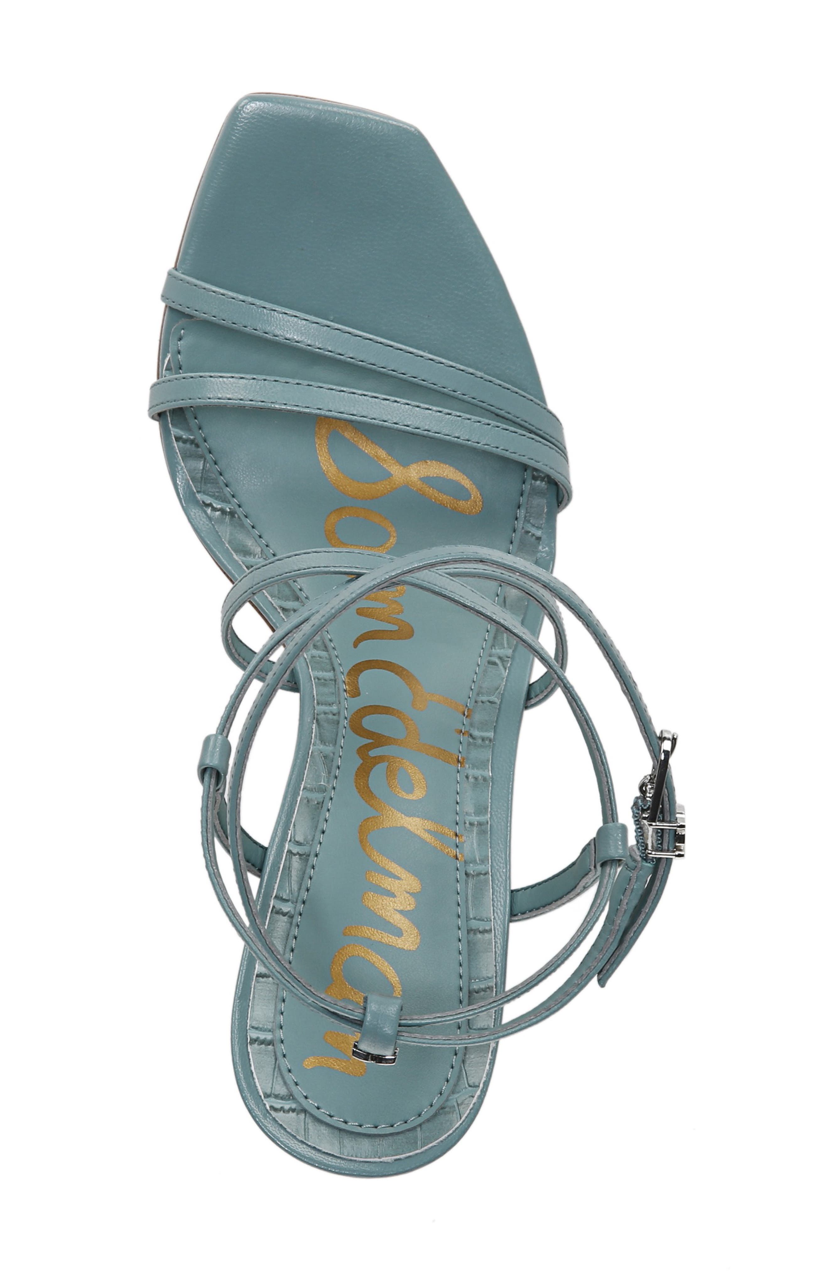 Leeanne Strappy Sandal, Alternate, color, BLUE SAGE LEATHER
