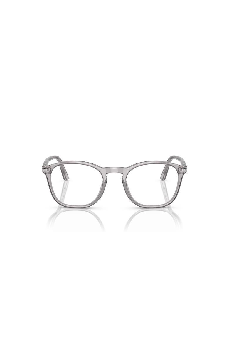 Persol 50mm Square optical glasses, Alternate, color, Grey
