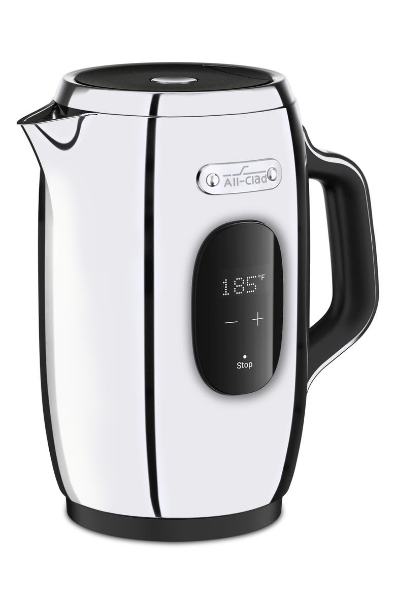 All-Clad Digital Electric Cordless Kettle, Main, color, Stainless Steel