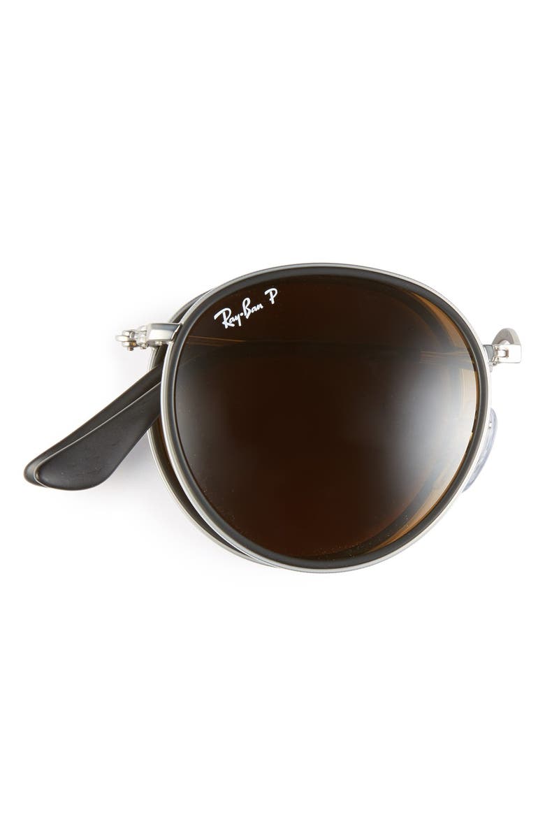 Ray-Ban 51mm Foldable Polarized Sunglasses, Alternate, color, 