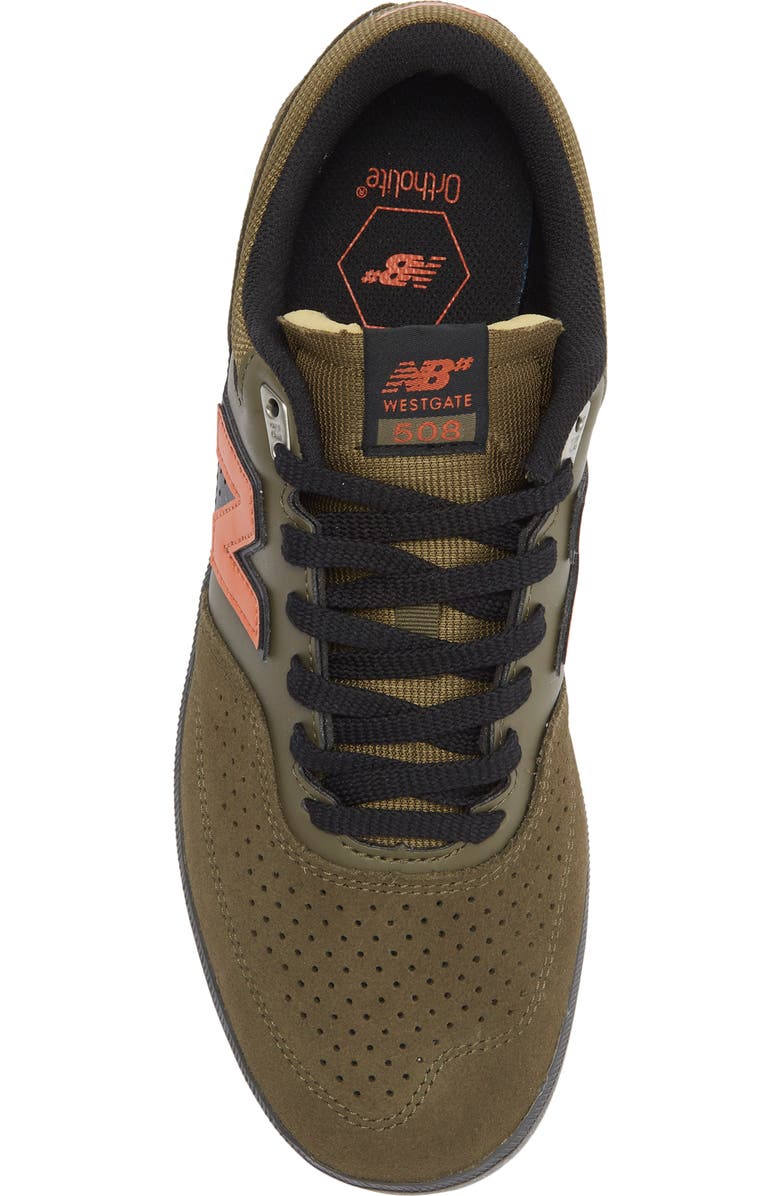 New Balance 508 Westgate Sneaker, Alternate, color, Olive/ Burnt Orange