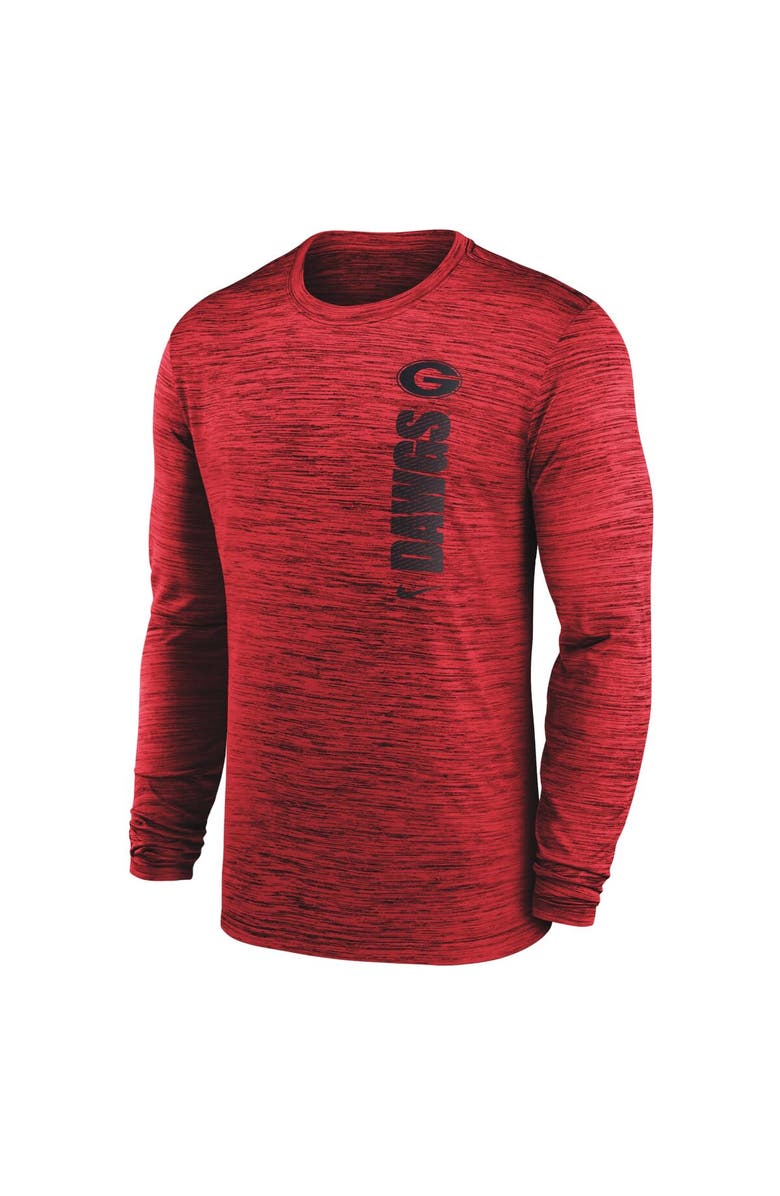 Nike Men's Nike Red Georgia Bulldogs 2024 Sideline Velocity Performance Long Sleeve T-Shirt, Alternate, color, Red