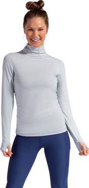BloqUV Women's Long Sleeve UV Protection Turtleneck Shirt