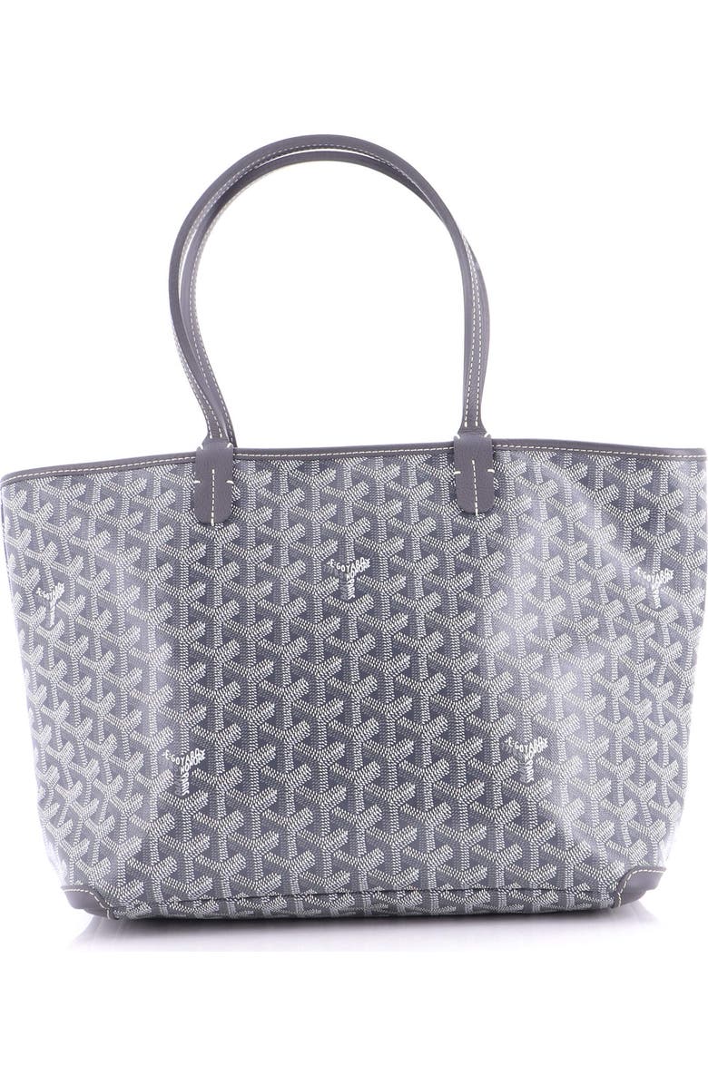 Pre-Owned Goyard Artois Tote Coated Canvas PM, Main, color, Gray