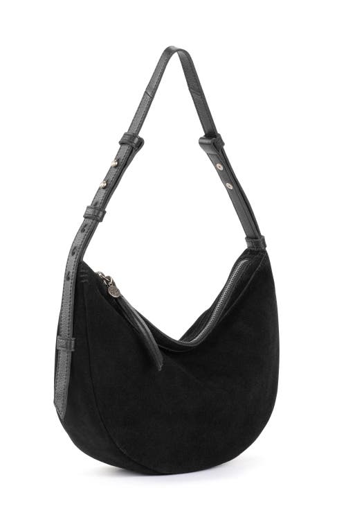 The Sak Tess Shoulder Bag Leather In Black