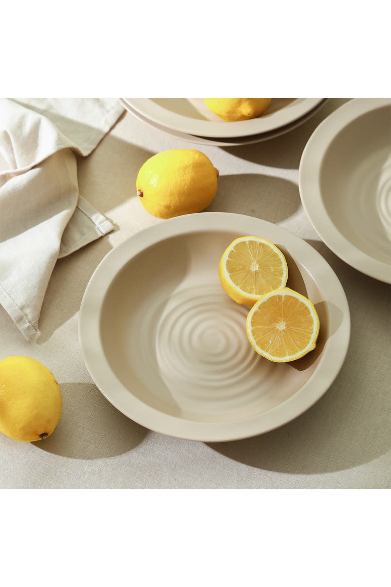 Orbit Stoneware 4-Piece Pasta Bowl Set, Alternate, color, Beige