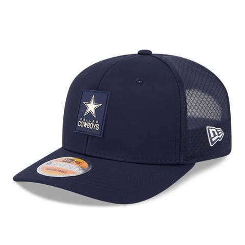Men's New Era Navy Dallas Cowboys 2025 Sideline  9SEVENTY Trucker Adjustable Hat