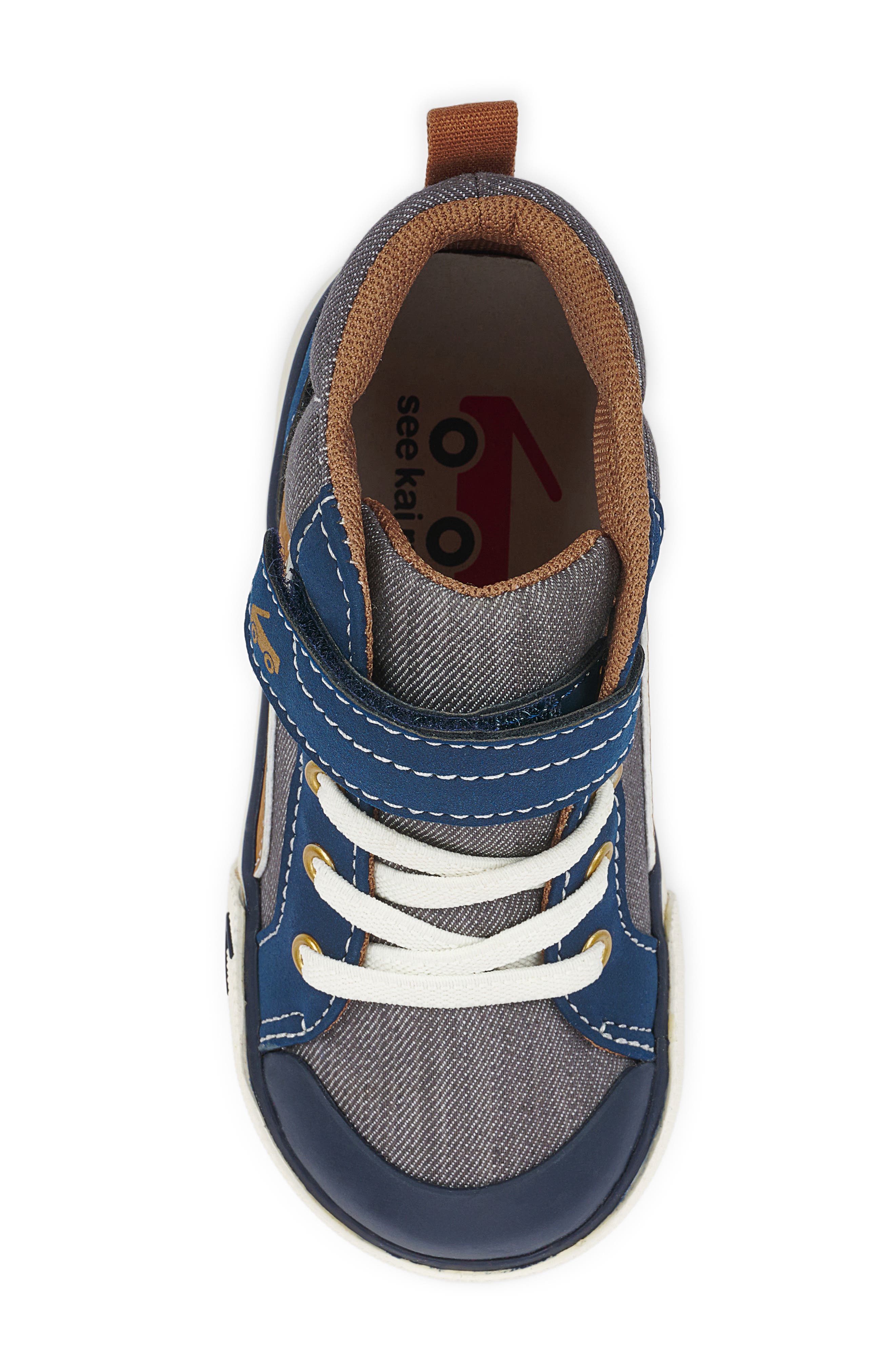 See Kai Run Kids' Dayton High Top Sneaker, Alternate, color, Gray Denim