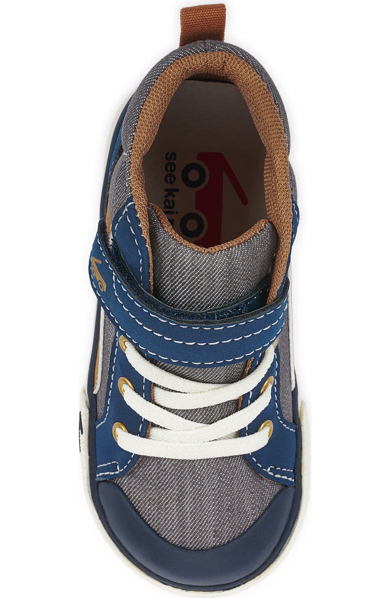 See Kai Run Kids' Dayton High Top Sneaker, Alternate, color, Gray Denim