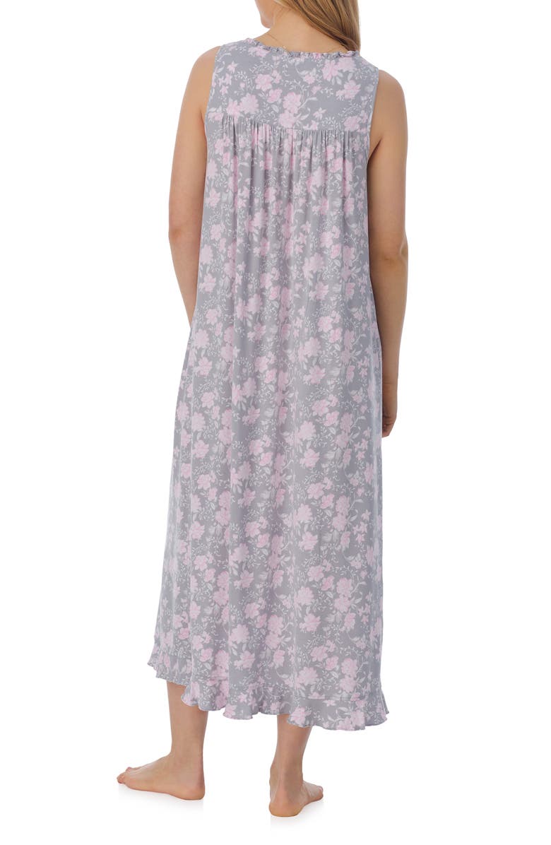 Eileen West Floral Sleeveless Ballet Nightgown, Alternate, color, 