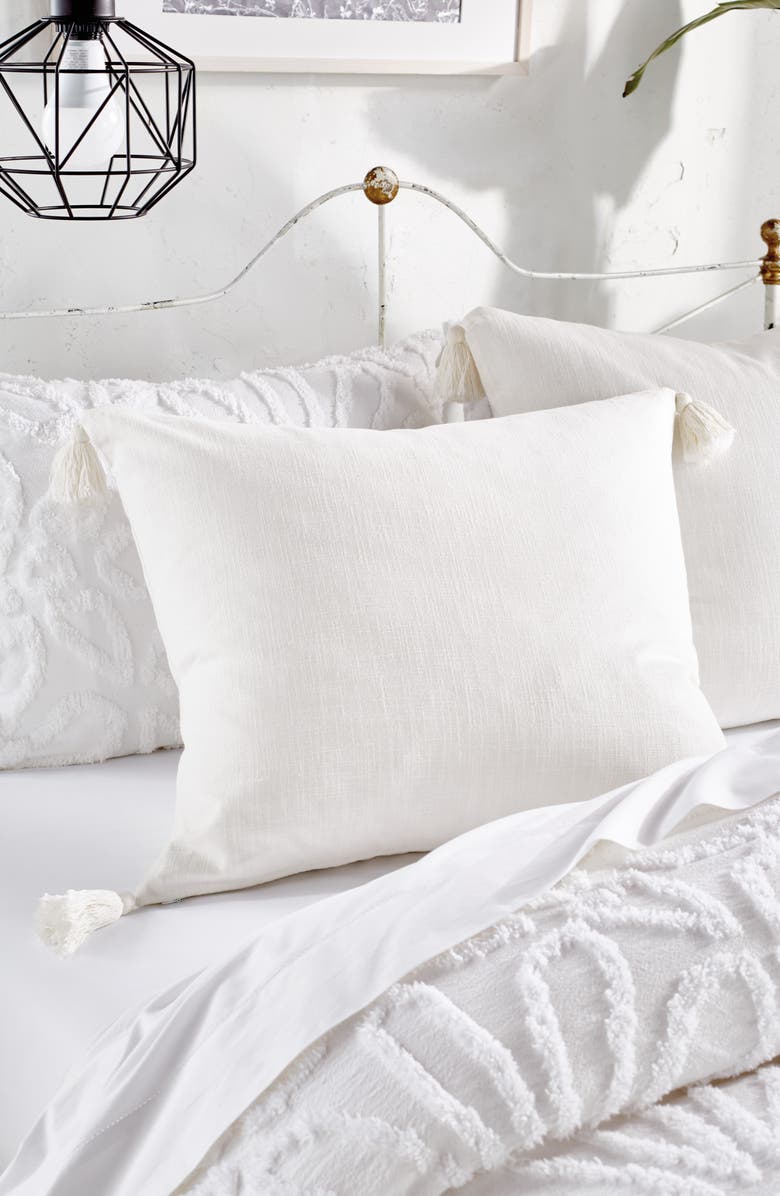 Peri Home Tassel Euro Sham, Alternate, color,