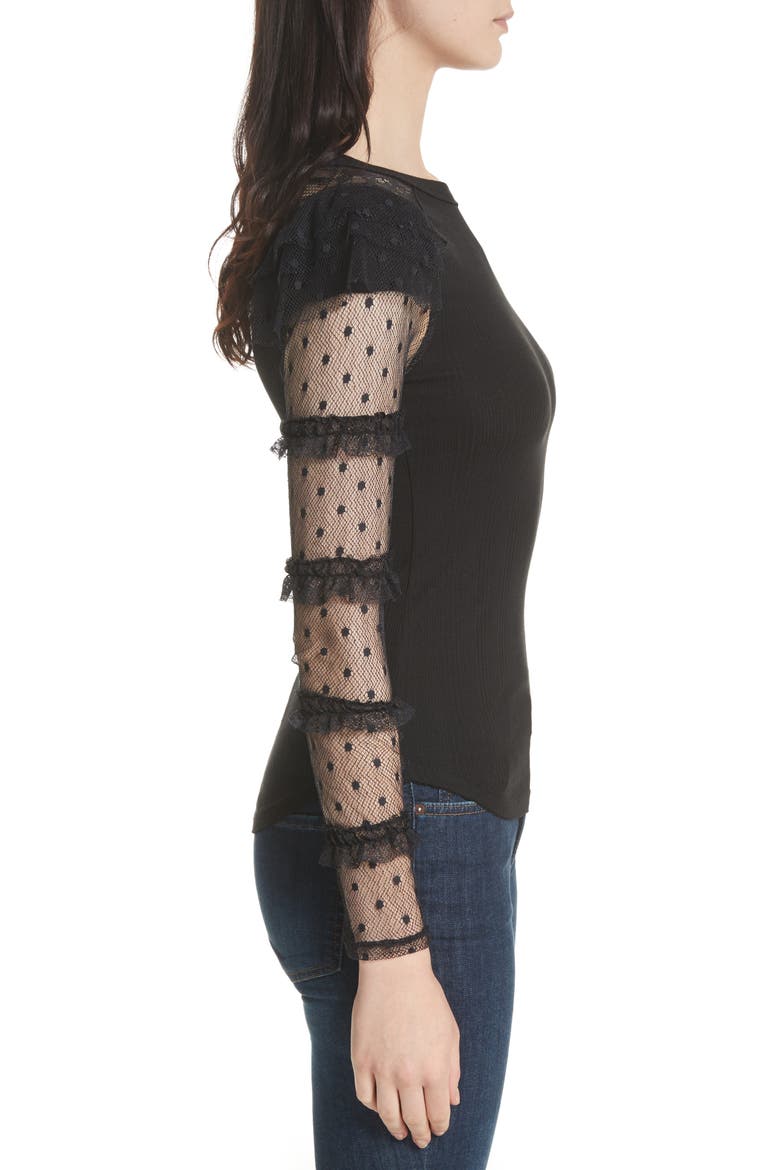 Kiss Kiss Top, Alternate, color, BLACK