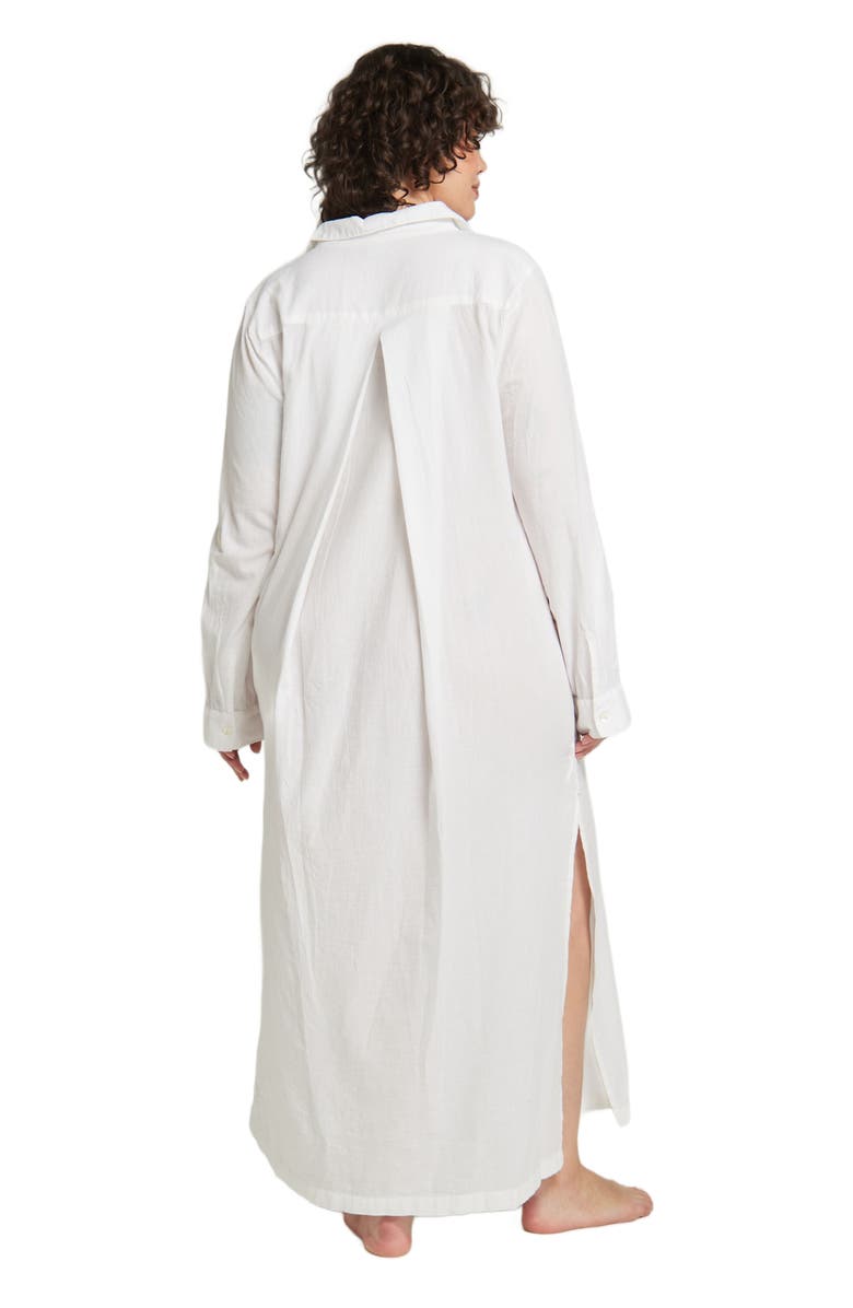 Nudea The Maxi Shirt, Alternate, color, Cotton White
