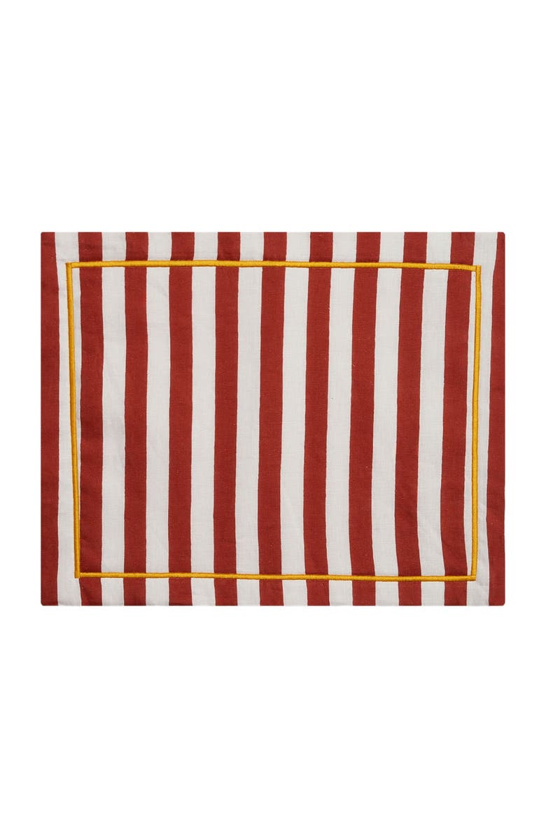 La DoubleJ Placemat Set Of 2, Alternate, color, Riviera Mattone Mattone