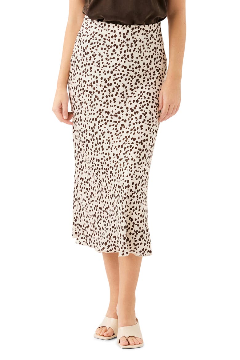 Mia Bias Midi Skirt, Main, color, PRINT