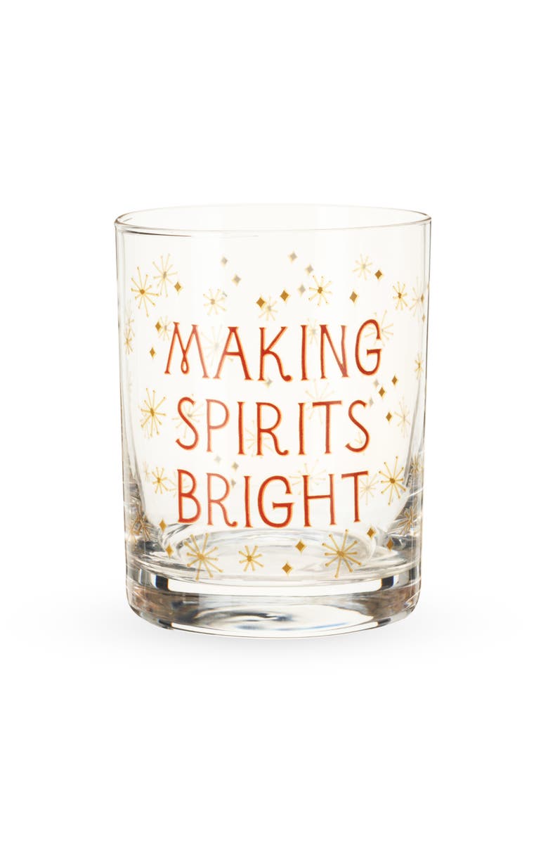 BLUSH Making Spirits Bright Rock Glass by Blush, Main, color, Clear