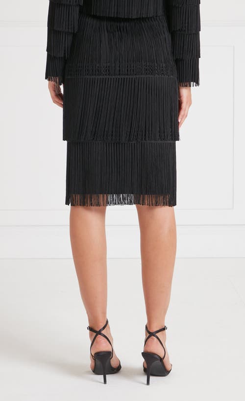 Temperley London Fringe Skirt In Black