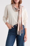 NORDSTROM RACK Check Cashmere Scarf