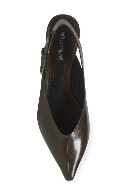 JEFFREY CAMPBELL JEFFREY CAMPBELL SCONE SLINGBACK POINTED TOE FLAT