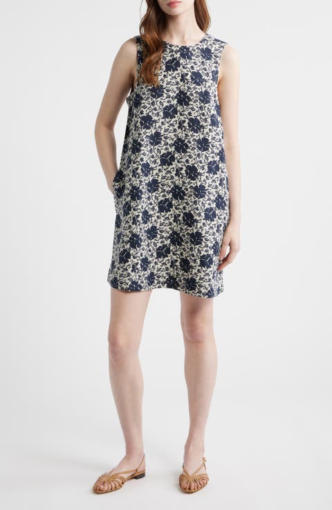 Sleeveless Mini Shift Dress