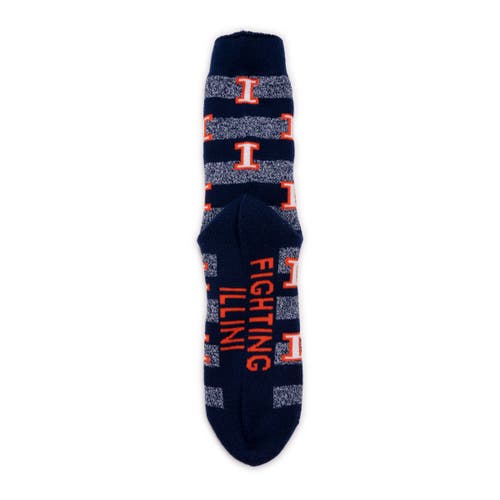 Muk Luks Gameday Terry Loop Socks In Blue