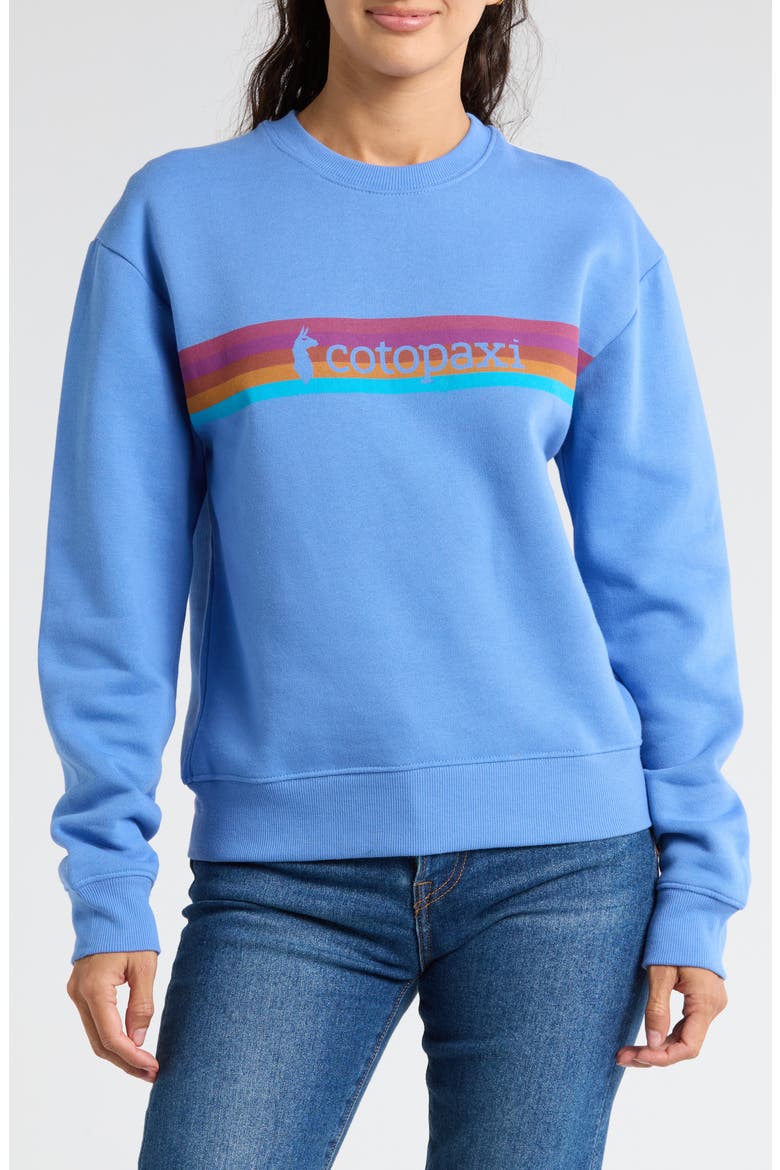 On the Horizon Crewneck Sweatshirt, Main, color, LUPINE