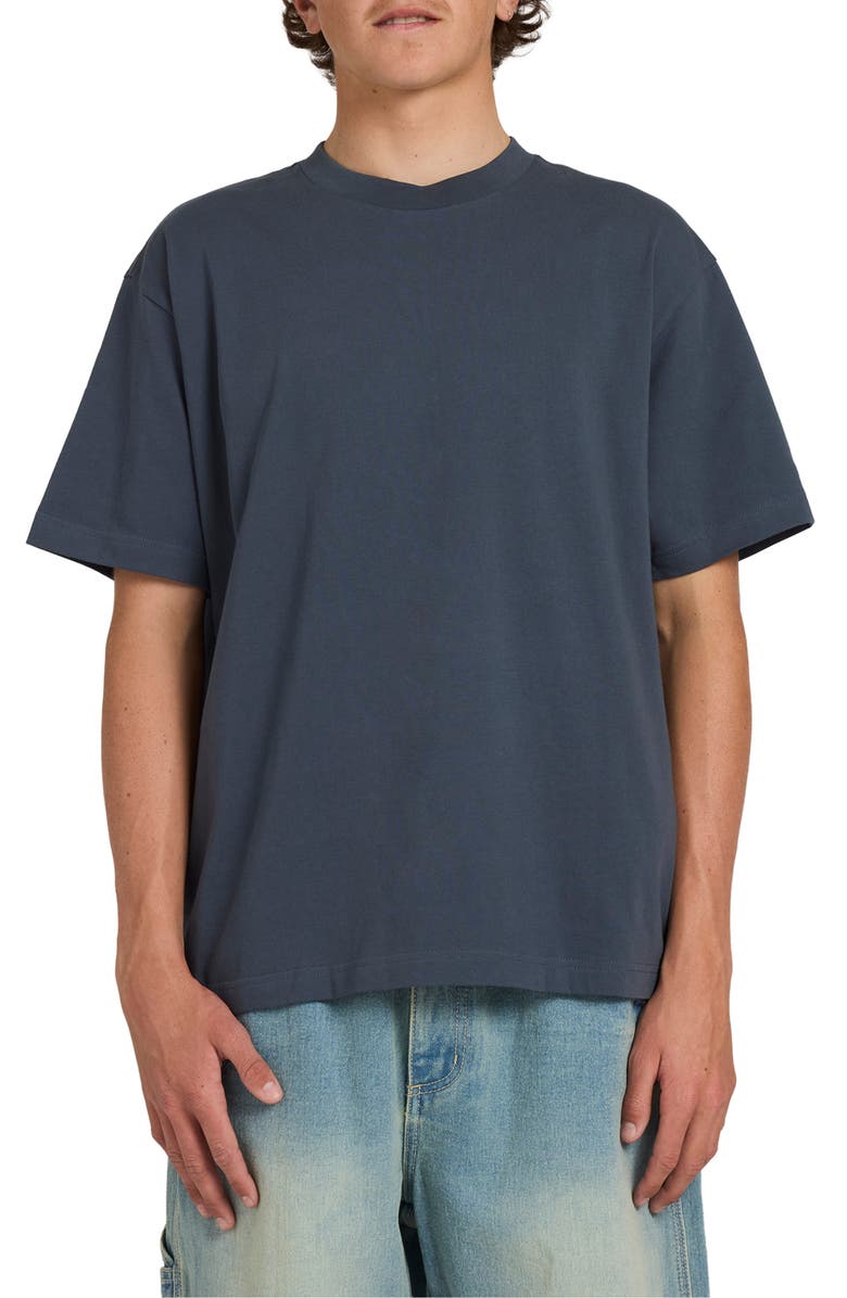 Billabong Arch Up Cotton T-Shirt, Main, color, Charcoal