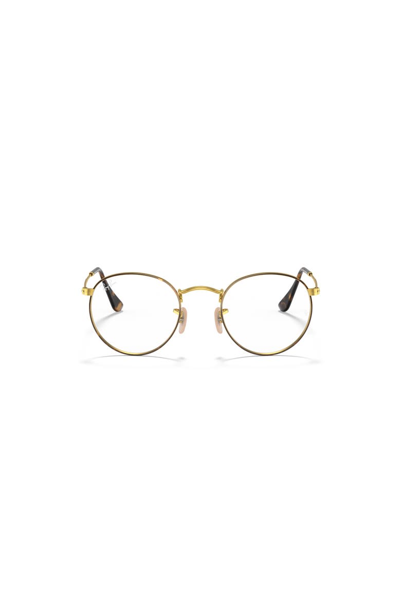 53mm Round optical glasses, Alternate, color, Tortoise