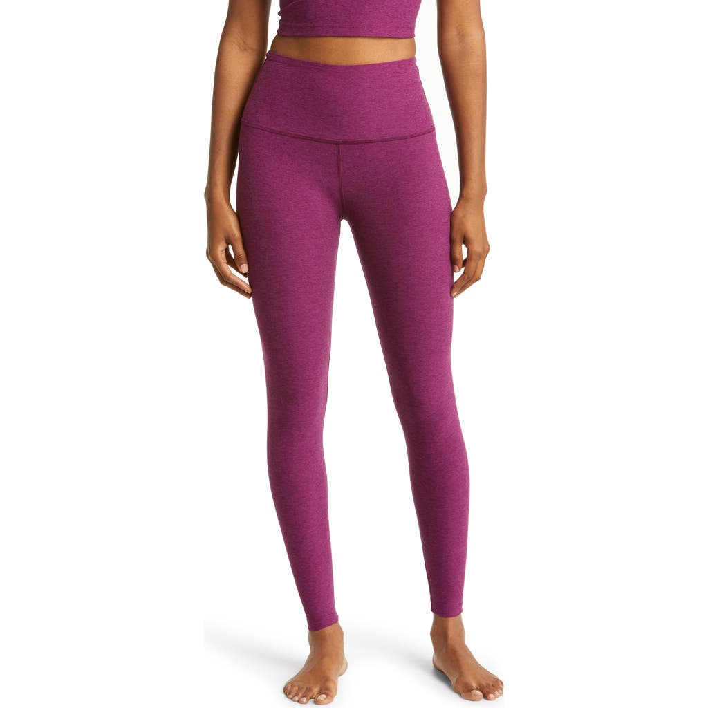 Beyond Yoga Caught in the Midi High Waist Leggings in Aubergine-Beet  product