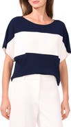Halogen® Boat Neck Drop Shoulder Top