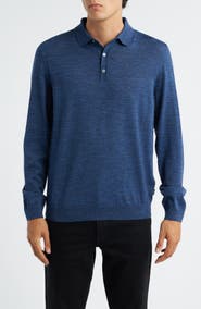 BOSS Lancione Wool Polo Sweater