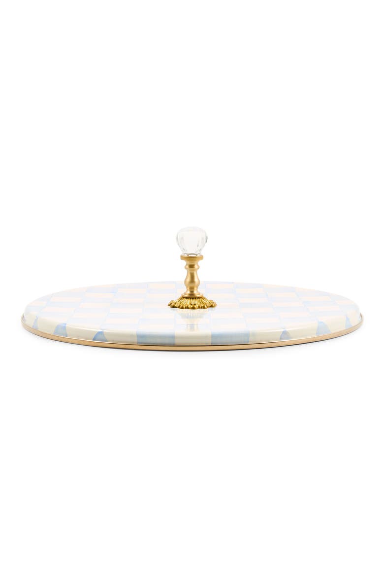 Sky Check Cheese Course Tray, Main, color, BLUE